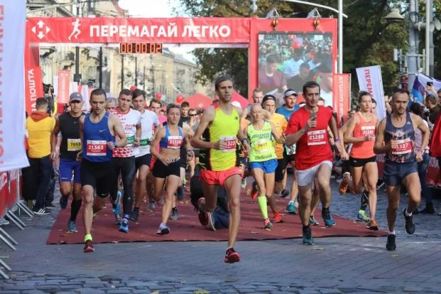 Садовый принял участие во Львовском полумарафоне: фото, видео